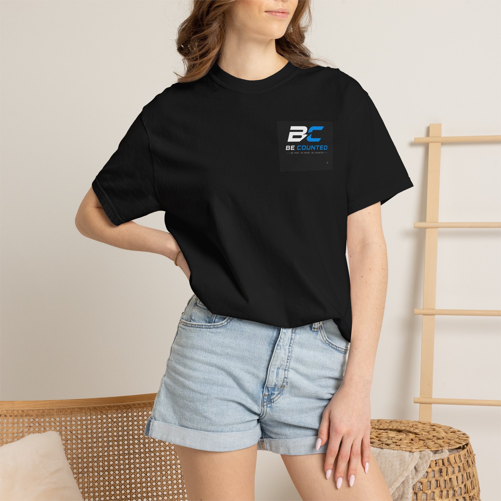 BC Motivated Logo T-Shirt — Black Graphic Tee