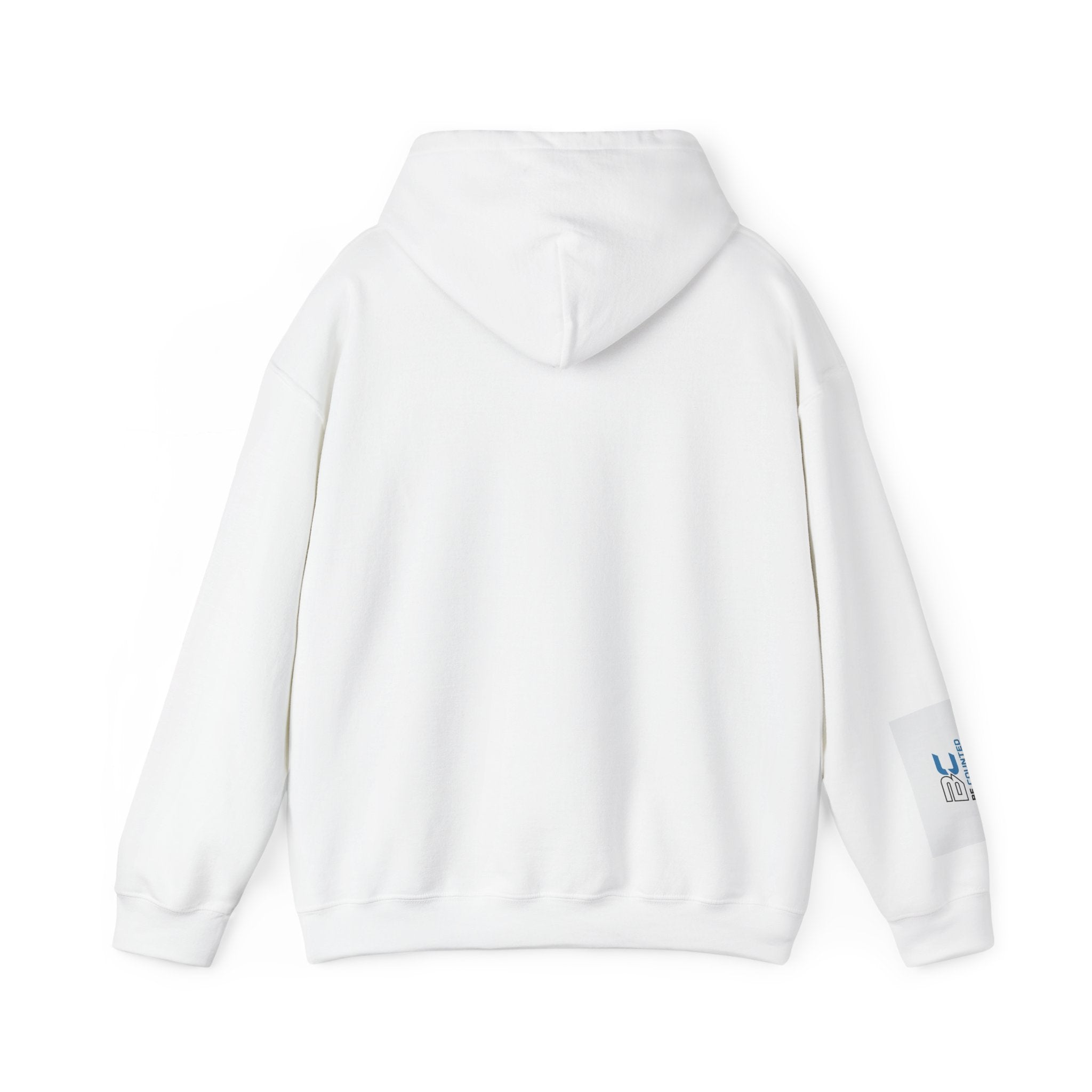 Be Counted Hoodie — Minimal Blue Logo Pullover